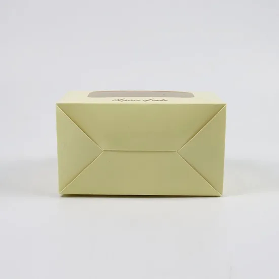 Custom Kraft Paper Macaron Box Food Grade Gift Packaging Pastry Box