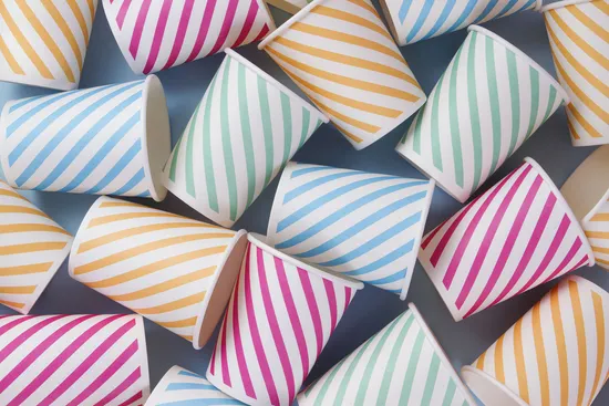 High Quality Customize Print Paper Popcorn Cup Biodegradable Cup Single Wall Paper with Lid/No Lid Cup