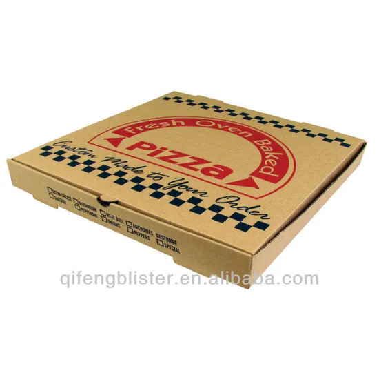 Wholesale Oil-Proof Custom Logo Pizza Box Cardboard Pizza Box Manufacturers Printed Pizza Boxes