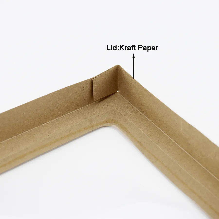 Custom Shipping Boxes Paper Gift Box Cake Food Packaging Cookie Donuts Boxes Packing Kraft Paper Square Box with Window
