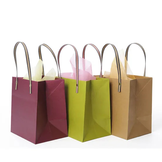 Wholesale Custom Luxury Eco-Friendly Packaging Retail High-Quality Gift Bags Shopping Paper Packaging Bag