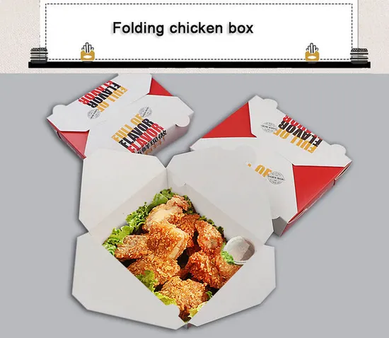 Wholesale High Quality Burger and Chips Paper Packaging Box Custom Disposable Burger Fries Boxes Snack Boxes