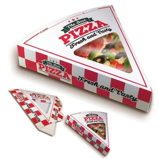 Custom Cheap Pizza Boxes Kraft Paper Pizza Packaging Box Pizza Slice Box Delivery Box