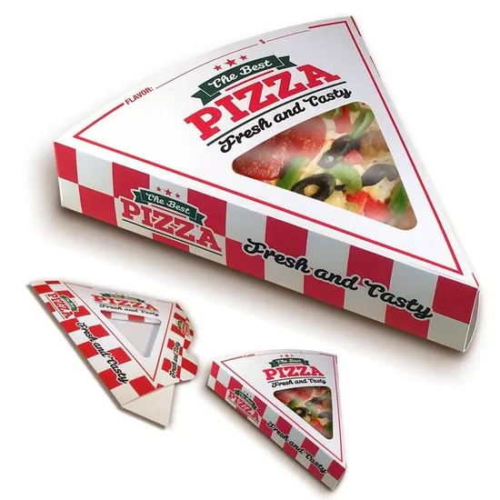 Custom Cheap Pizza Boxes Kraft Paper Pizza Packaging Box Pizza Slice Box Delivery Box