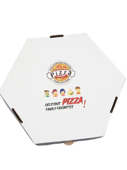 Custom Print Fast Food Carton Box for 12inch 16inch Pizza Packaging
