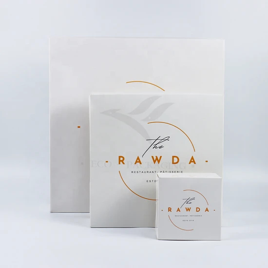 Custom Kraft Logo Cake Macaron Chocolate Paper Boxes with Gift Packaging Box