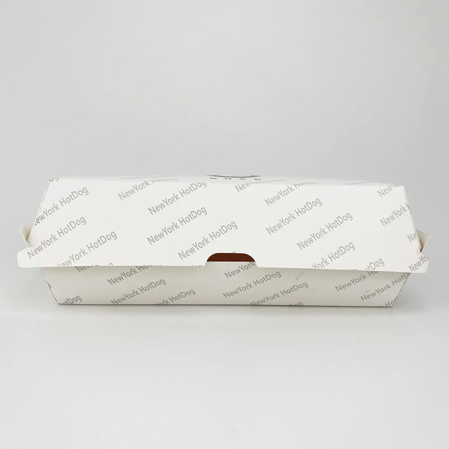 Factory Price Biodegradable Hamburger Boxes Snack Box Chips Custom Print Food Packing Box