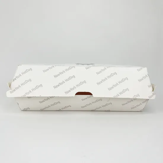Factory Price Biodegradable Hamburger Boxes Snack Box Chips Custom Print Food Packing Box