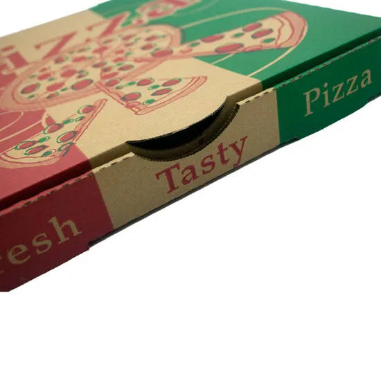 Wholesale Factory Biodegradable Pizza Cardboard Custom Logo Size Printed Pizza Box