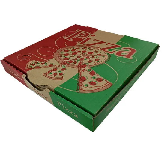 Custom Logo Takeway Pizza Carton Baking Boxes Cardboard Box Packaging for Food