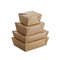 Wholesale Custom Printing Fast Food Take Away Box Disposable Kraft Paper Meal Box
