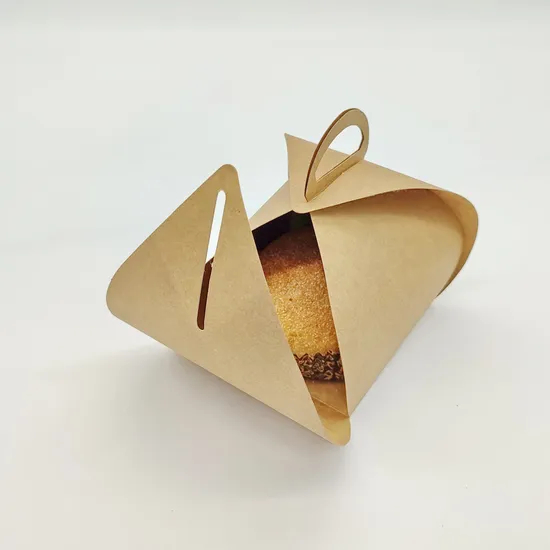 Custom Bakery Cupcake Holder Containers Food Grade Cake Box Printing Foldable Packaging Box