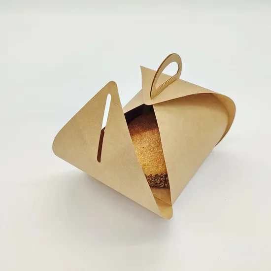 Custom Bakery Cupcake Holder Containers Food Grade Cake Box Printing Foldable Packaging Box