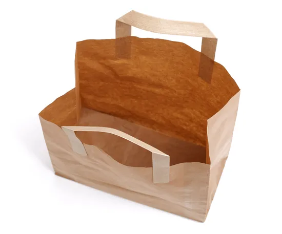 Custom Greaseproof Paper White Brown Kraft Food Packaging Bag for Packing Bread Burger Vegetable