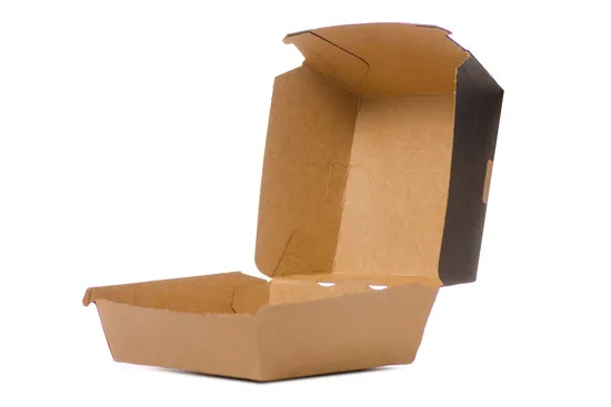 Wholesale Custom Special Shape Hexagonal Tear White Cardboard Hamburger Sandwich Bread Bagel Box