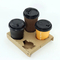 Kraft Paper Cup Holder with 2- 4 Cup Carries