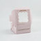 Cupcake Box and Packaging Box Transparent Luxury Satin Holds 6 Holes Pink Food Cajas PARA Cake Box with Window