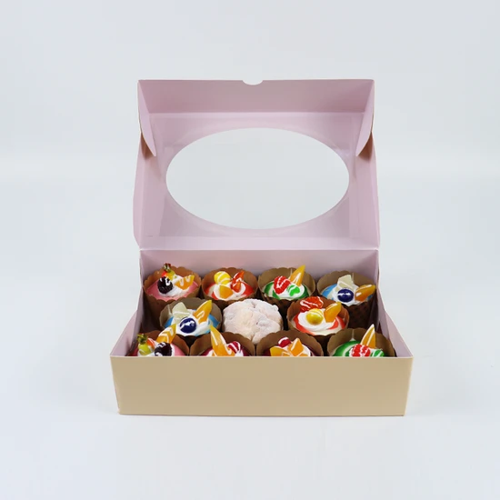 OEM Delivery Donut Food Chocolate Corrugated Paper Cookies Box Packaging Customized Mailer Boxes with Custom Logo