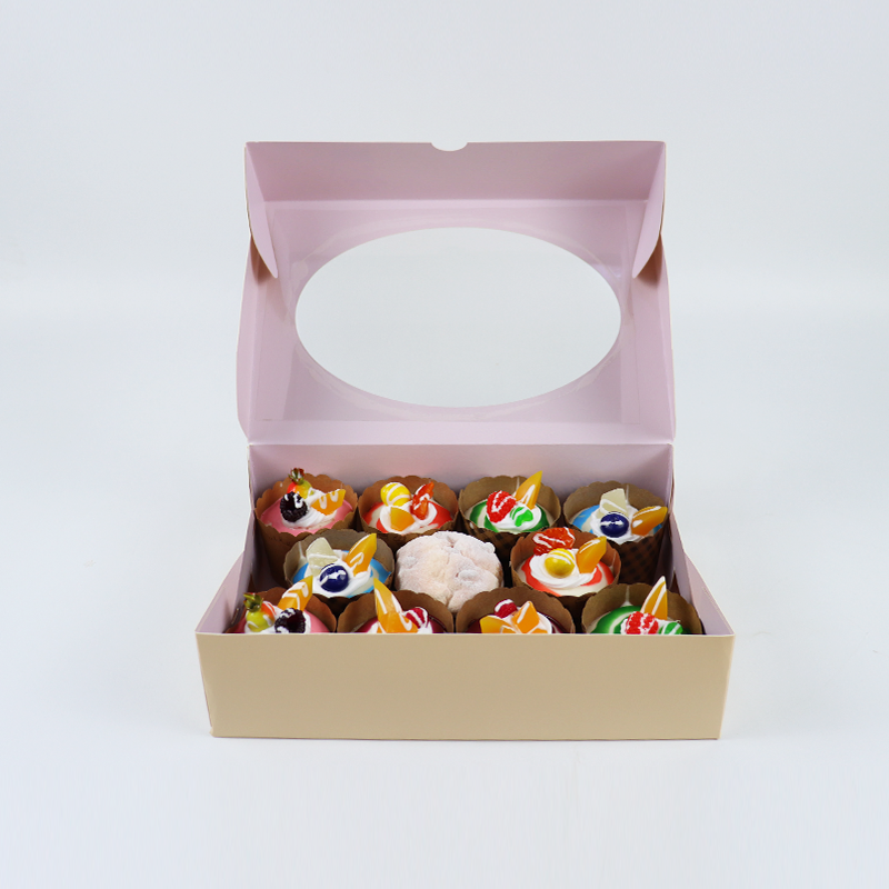 OEM Delivery Donut Food Chocolate Corrugated Paper Cookies Box Packaging Customized Mailer Boxes with Custom Logo
