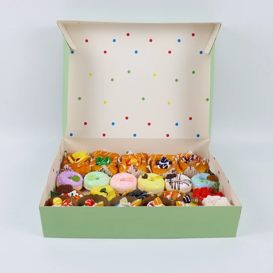 Personalized Donut Boxes for Cakes Mochi Donuts and Churros Unique Desiqns
