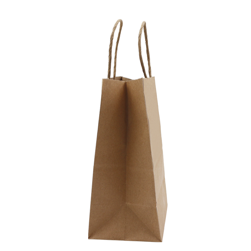 Paper Bag Custom Printed Kraft Paper Bags Recyclable Shopping Clothing Gift Bag Food Take Away with Your Own Logo