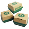 Eco Friendly Brand Design Takeaway Fast Food Packaging Burger Box Square Kraft Corrugated Paper Burger Hamburger Box