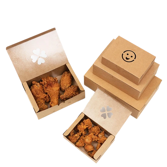 5inch Customized Eco Friendly Salad Fried Chicken Takeout Takeaway Takeaway Food Container Bentofood Packaging Box
