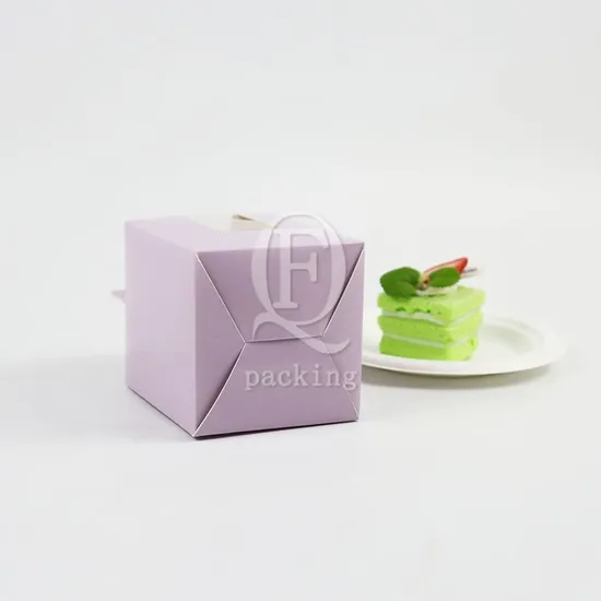 Exquisite Firm Connection Customized Birthday Cake Paper Box for Celebrate Promotion