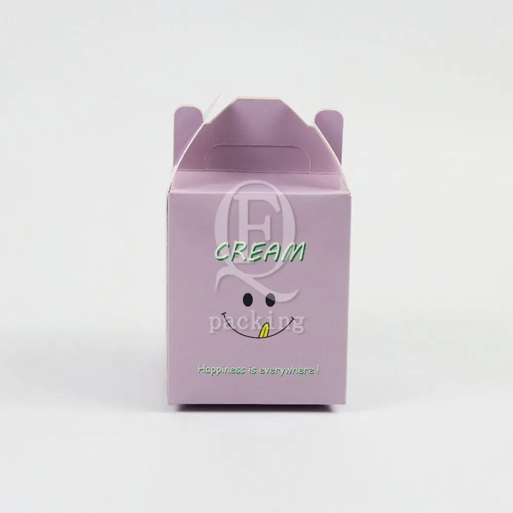 Exquisite Firm Connection Customized Birthday Cake Paper Box for Celebrate Promotion