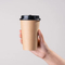 Biodegradable OEM Custom Logo Disposable Hot Coffee Paper Cup with Lid