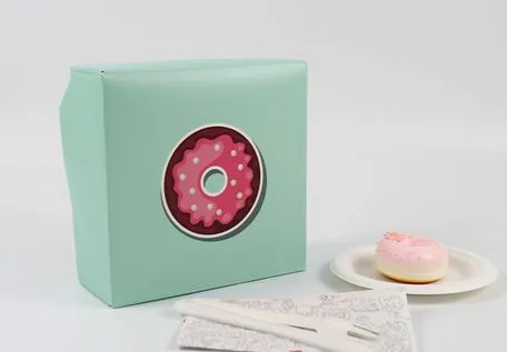 Multiple Sizes Reusable Customized Cardboard Sheet Cake Boxes for Birthday Party