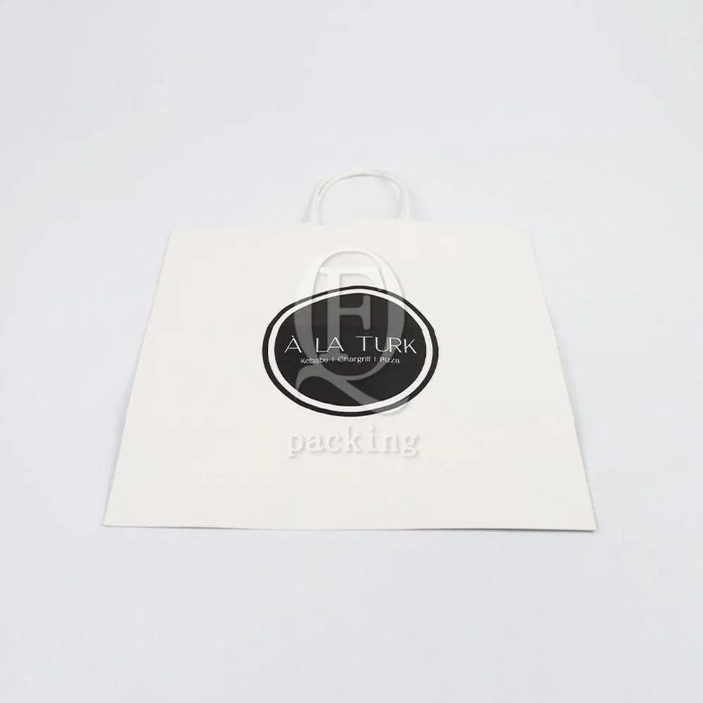 Lightweight Easy to Store Customized Luxury Paper Shopping Bag for Food Packaging