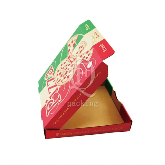 Oil-Proof Coating Compact Structure Customized Paper Cardboard Box for Late Night Takeaway