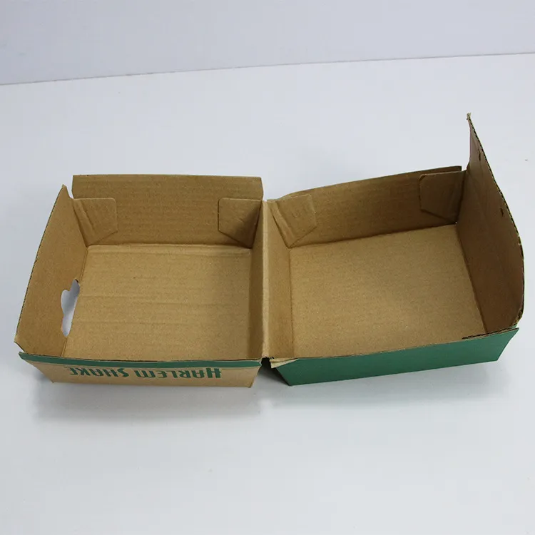 6inch Customized Logo Printing100% Compostable Paper Hamburger Box for Take Away Food