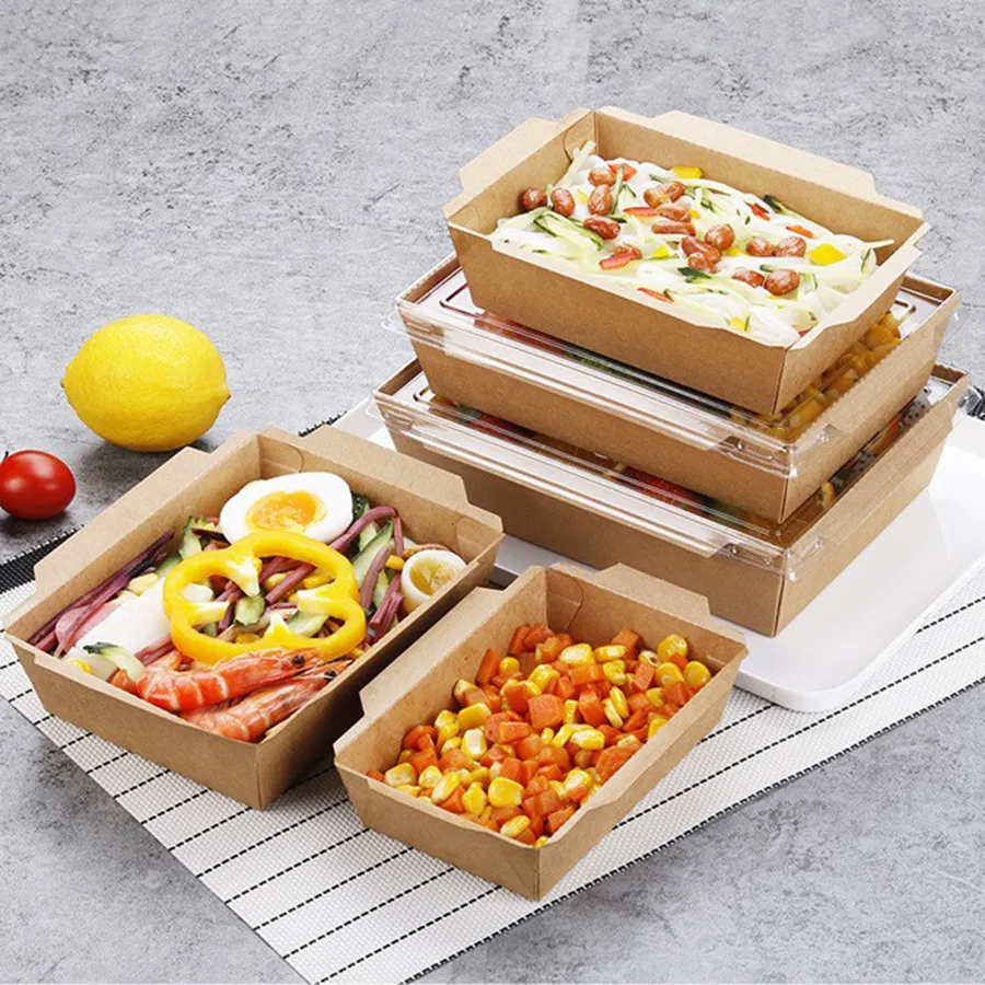 Fruit Packing Box/Take Away Box/Pizza Packing Box/Food Paper Packing Box/Disposablesalad Food Packaging/Lunch Box/Custom Cardboard Packaging Box
