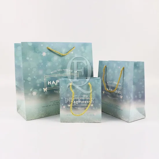Various Styles High Temperature Resistance Customized Paper Bag for Food Packaging