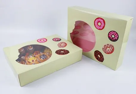Exquisite High-Quality Printing Customized Packaging Square Cake Box for Club Celebration