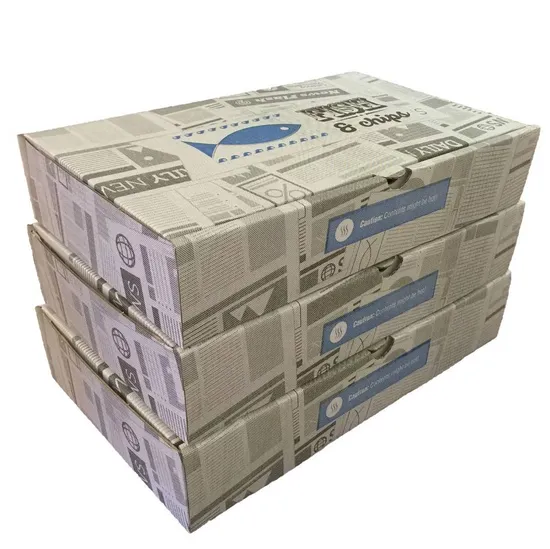The Fine Fried Fish Box Cheap High Quality Fish and Chips Paper Box Fish and Chips Take Awaybox