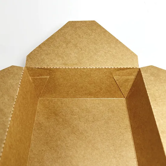 Hot Selling Paper Meal Box Paper Biodegradable Take out Containers Leak Resistant for Restaurant