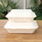 High Quality Bagasses Box Customized Disposable Food Packaging Lunch Box Takeaway Delivery