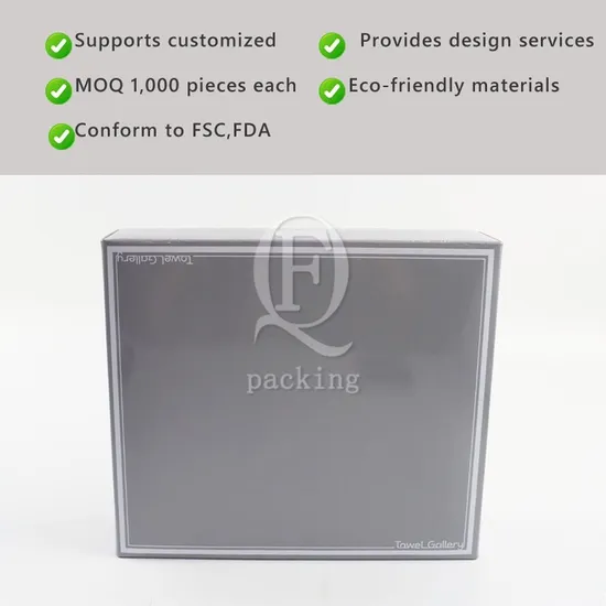 Smooth Surface Good Air Permeability Customized Paper Box for Food Packaging