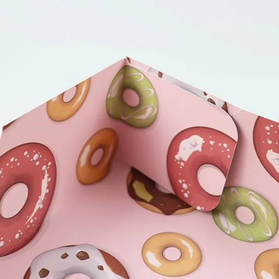 Factory Wholesale Custom Printing Luxury Takeaway Food Grade Sweet Pastry Dessert Cookies Donut Packaging Box