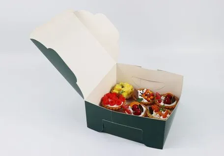 Easy to Carry Reusable Customized Triangle Cake Paper Box for Amusement Park