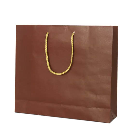 Factory Wholesale Custom Degradable Personalized Eco-Friendly Twist Handle Luxury Packaging Shoe Box Shopping Gift Paper Bag