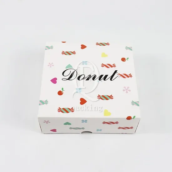 Easy to Stack Prevent Vibration Rectangle Paper Cake Box for Opening Ceremony