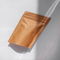 Biodegradable Recycled Customized Stand up Pouches Dry Food Packaging Brown Kraft Paper Bag with Translucent Window