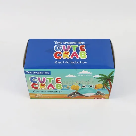 Factory Wholesale Custom Size Loge Transparent Window Cardboard Kraft Paper Luxury Degradable Eco-Friendly Packaging Toy Box