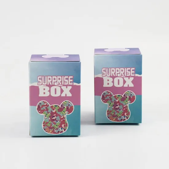 Factory Wholesale Customized Size Loge Transparent Window Personalized Cardboard Kraft Paper Luxury Degradable Eco-Friendly Packaging Delivery Toy Box