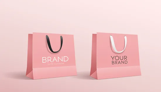 Cheap Wholesale Degradable Portable Kraft Paper Food Gift Bag with Handle Custom Logo Printing Colorful Shopping Bags