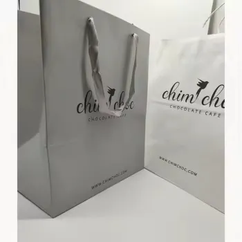 High Quality Recycled Eco-Friendly Restaurant Food Delivery Package Paper Bags for Cosmetics